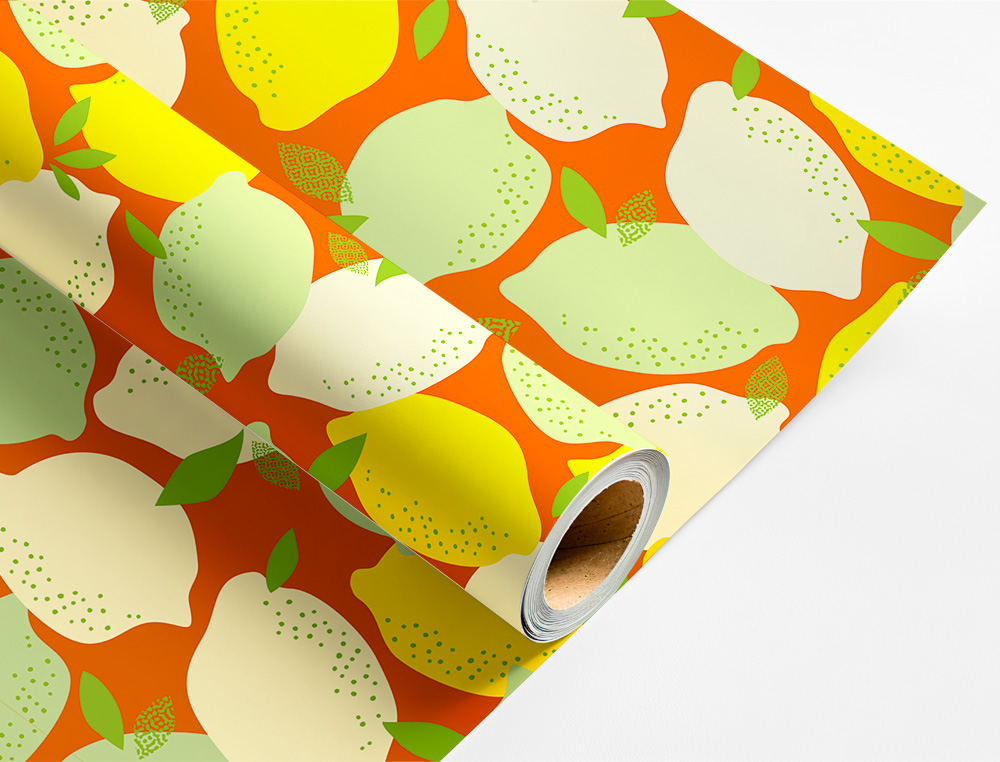PAPEL FANTASIA LIDERPAPEL TODO ANO ROLO LARGURA 70 CM COMPRIMENTO 2 MT GRAMAGEM 60 GR DESENHOS SORTIDOS B-2024
