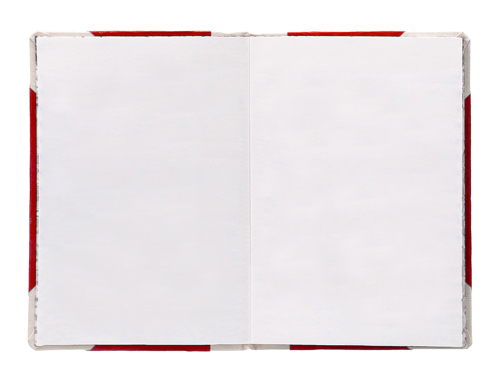 LIVRO DE CARTAO COSIDO FERNANDES FLECHA DIN A4+ LISO 50 FOLHAS 100 GR VERMELHO