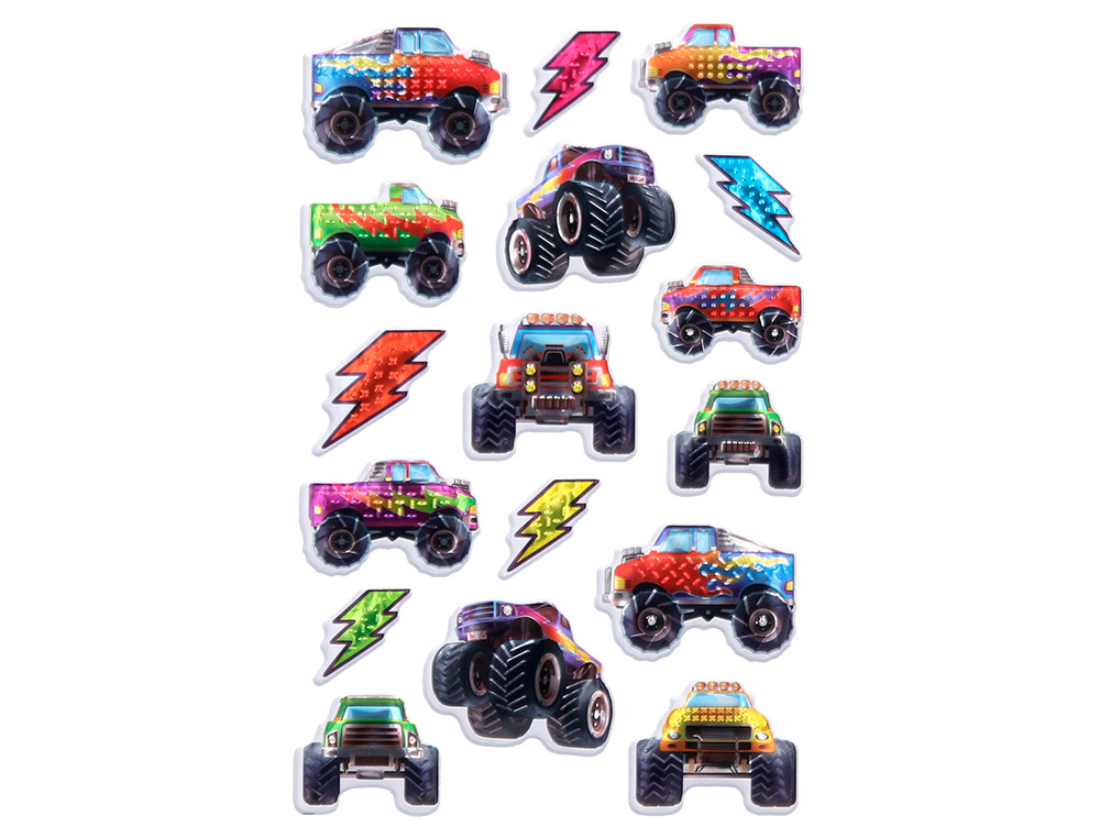 AUTOCOLANTES IMAGINOVO KIDS CORRIDAS GOMA EVA 190X105 MM EM BLISTER