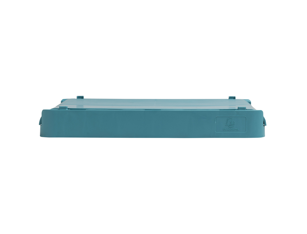CAIXA DOBRAVEL EXACOMPTA MIDI SKANDI POLIPROPILENO RECICLADO COR AZUL PACIFICO 276X188X120 MM