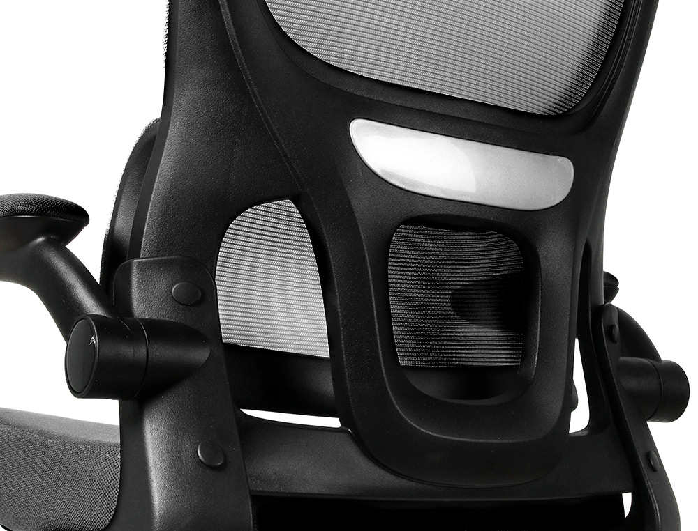 CADEIRA DE DIRECAO Q-CONNECT SORRENTO TECIDO BASE METALICA ALT MAX 1320 LAR 650 PROF 600 MM RODAS PREMIUM CINZA