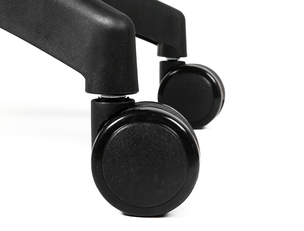 CADEIRA DE DIRECAO Q-CONNECT SORRENTO TECIDO BASE METALICA ALT MAX 1320 LAR 650 PROF 600 MM RODAS PREMIUM CINZA