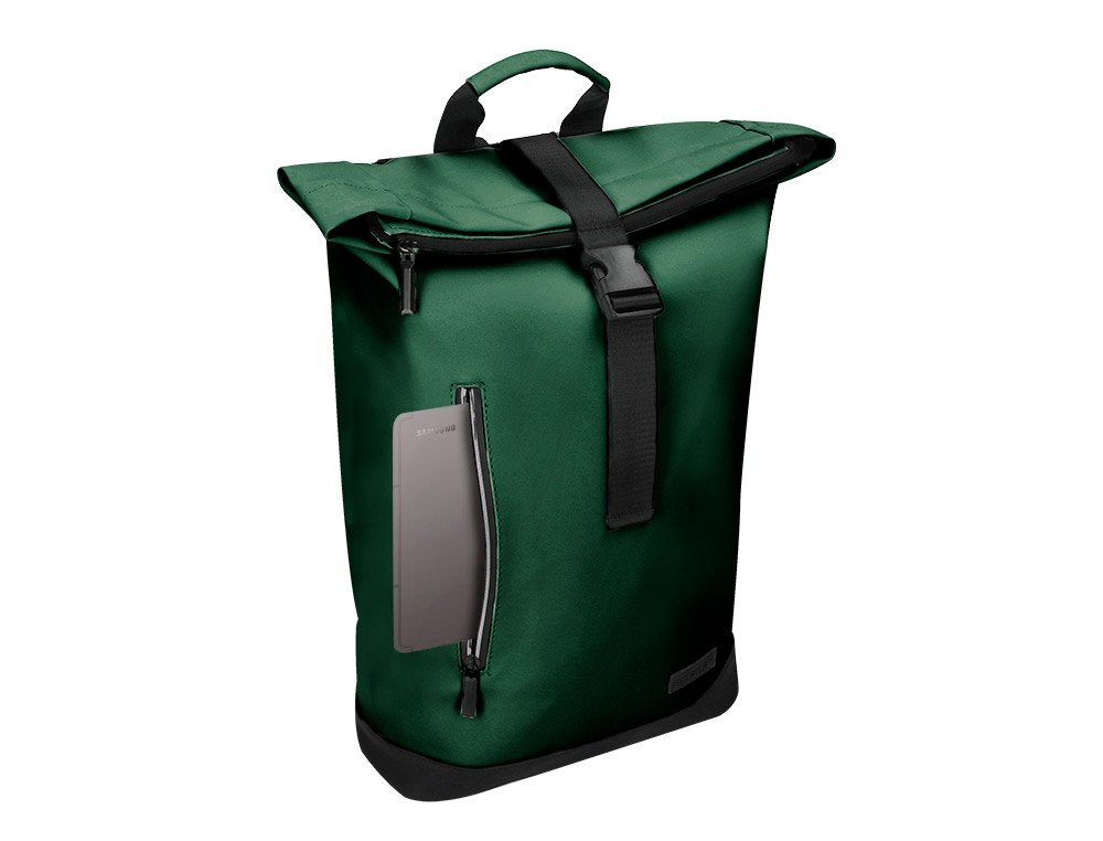 MOCHILA ANTARTIK WATERPROOF ENROLAVEL DESIGN CASUAL COR VERDE MILITAR 480X130X280 MM
