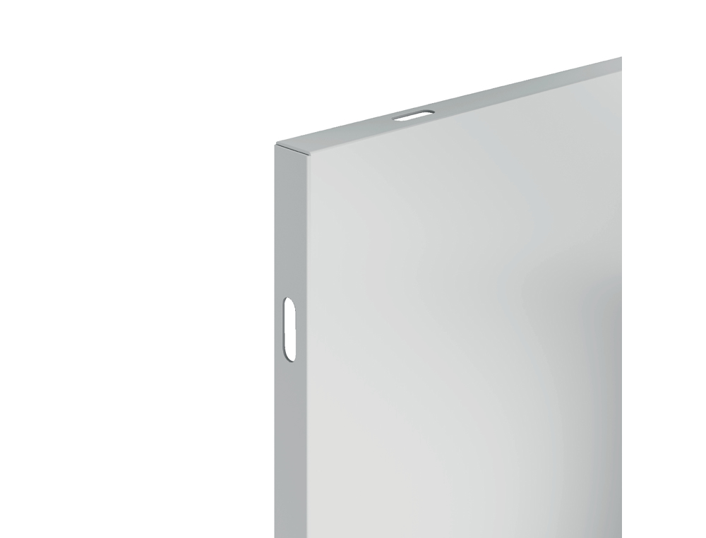 QUADRO BRANCO NOBO INFINITY SEM MOLDURA ACO LACADO MAGNETICO 900X600 MM