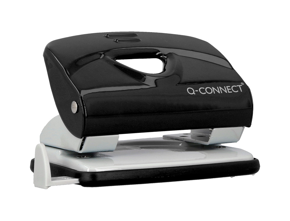 FURADOR Q-CONNECT KF14217 PRETO ABERTURA 2 MM CAPACIDADE 20 FOLHAS