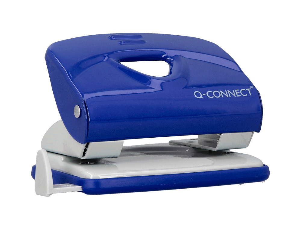 FURADOR Q-CONNECT KF14218 AZUL ABERTURA 2 MM CAPACIDADE 20 FOLHAS