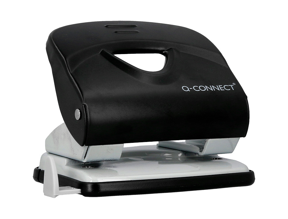 FURADOR Q-CONNECT KF14220 PRETO ABERTURA 2,7 MM CAPACIDADE 30 FOLHAS