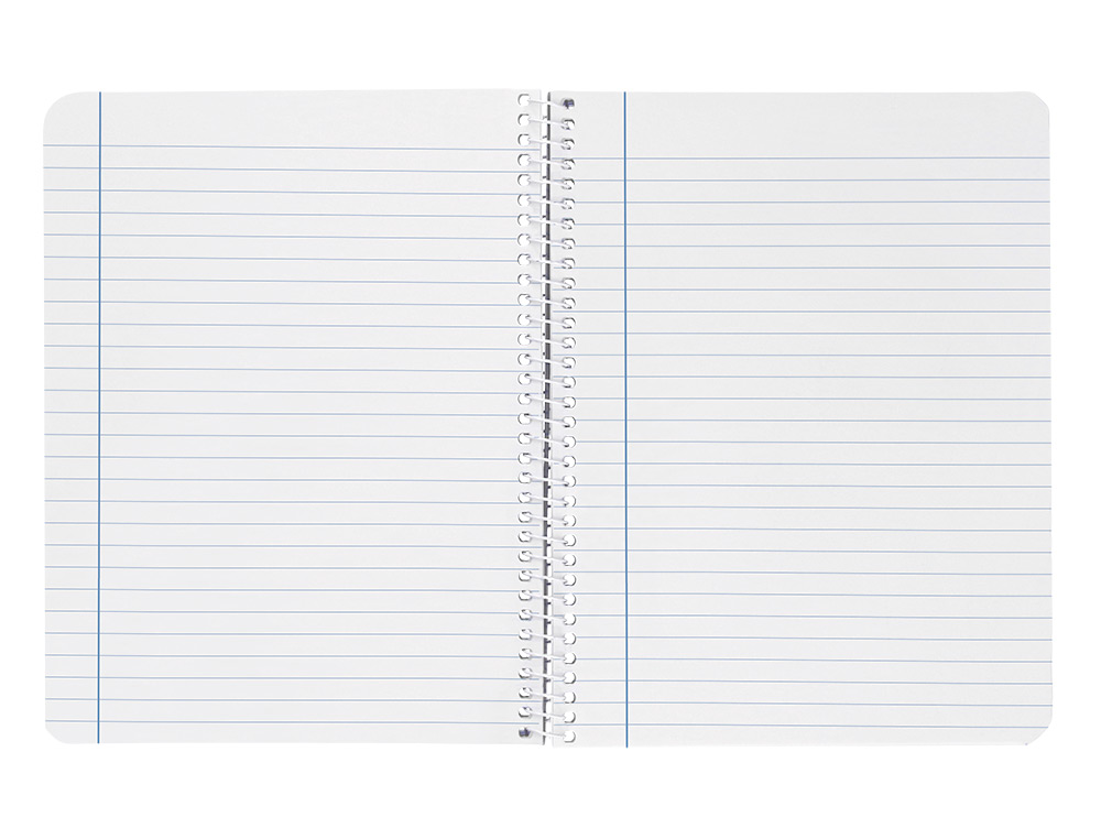 CADERNO ESPIRAL LIDERPAPEL WITTY DIN A4 CAPA DURA 80F 90GR PAUTADO COM MARGEM COR AMARELO