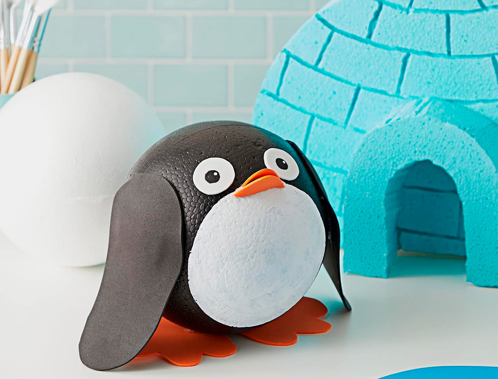 FIGURA DE ESPUMA BRANCA LIDERPAPEL BOLA DE 2 CM BOLSA COM 20 UNIDADES