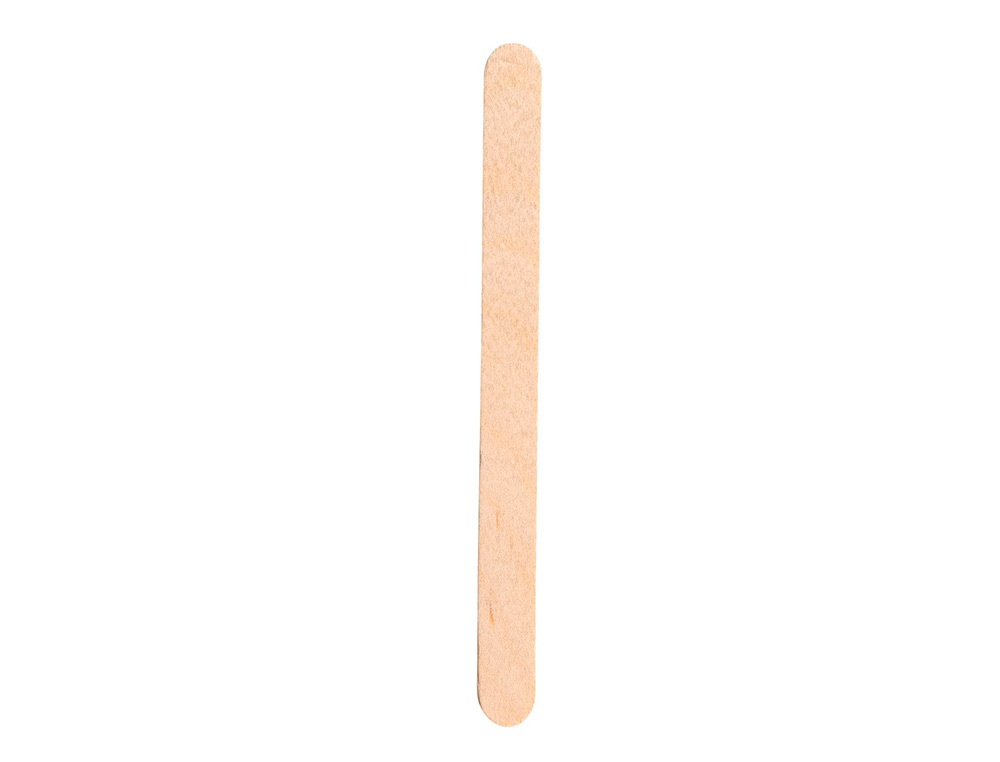 PALITOS DE MADEIRA LIDERPAPEL COR NATURAL 11,4 X 1 CM BOLSA COM 50 UNIDADES