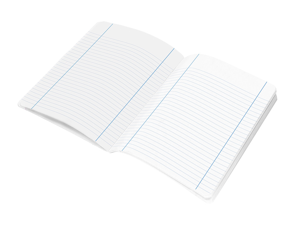 CADERNO AGRAFADO LIDERPAPEL SMART A5 PLUS 48 FOLHAS 75 GR PAUTADO COM DUPLA MARGEM CORES SORTIDAS