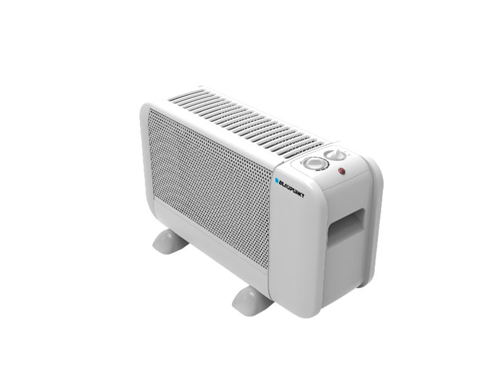 RADIADOR DE MICA BLAUPUNKT MINI 900W DOS NIVEIS POTENCIA PROTECAO SOBRE AQUECIMENTO COR BRANCO