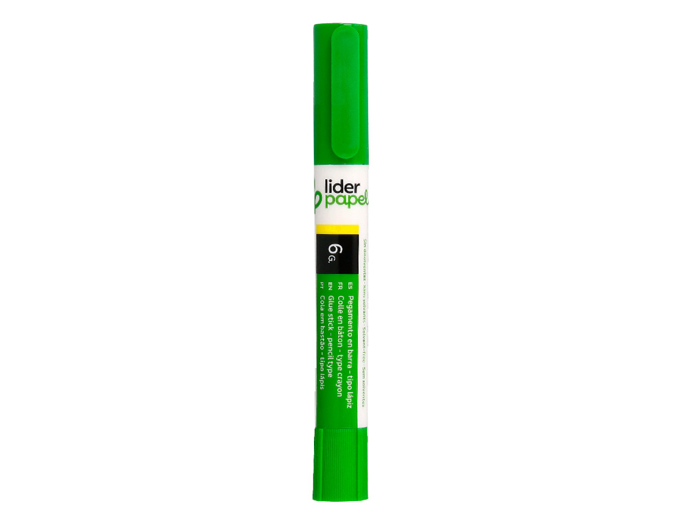 COLA LIDERPAPEL EM STICK 6 GR ESFEROGRAFICA COM CLIP