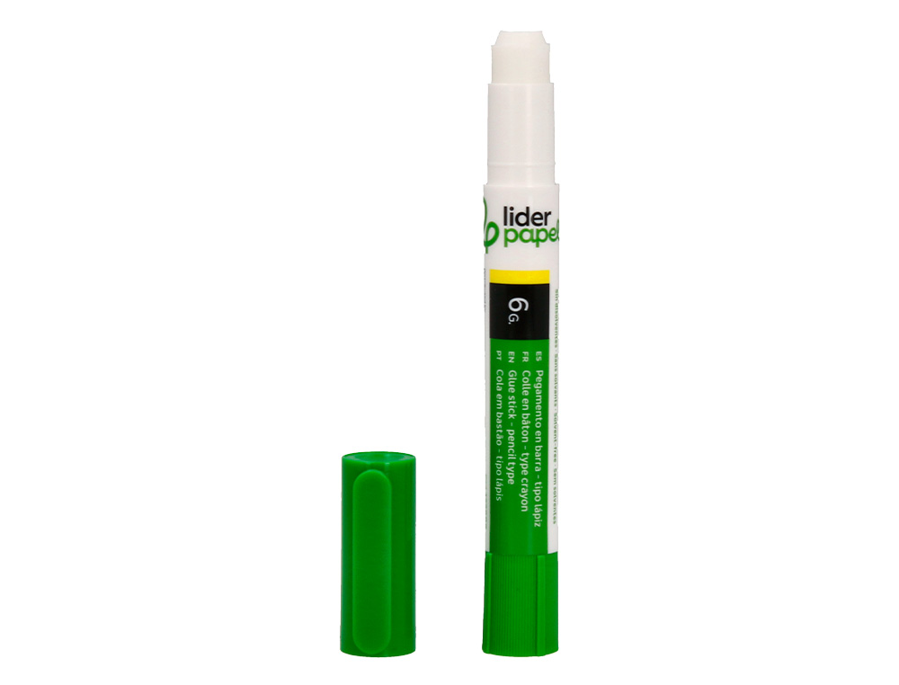COLA LIDERPAPEL EM STICK 6 GR ESFEROGRAFICA COM CLIP