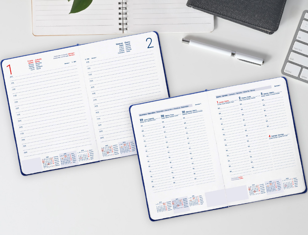 AGENDA ENCADERNADA LIDERPAPEL CRETA 15X21 2026 DIA PAGINA PRETO PAPEL 70 GR FSC