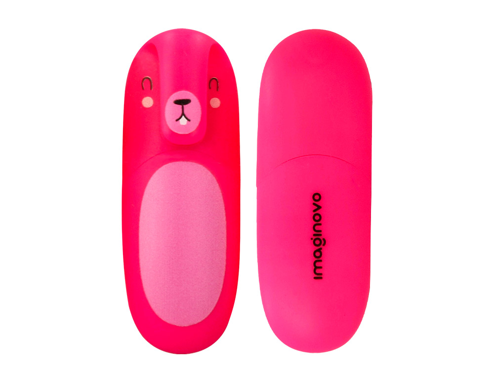 MARCADOR FLUORESCENTE IMAGINOVO SAFARI GLOW NEON ANIMAIS E CLIP CAIXA DE 6 UNIDADES SORTIDAS