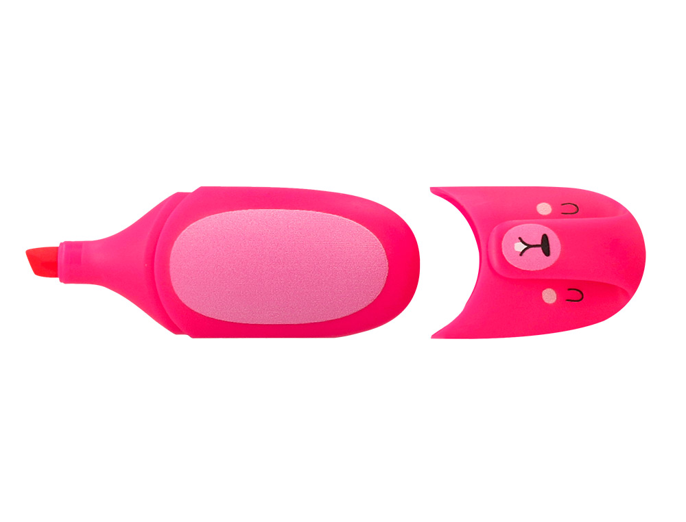 MARCADOR FLUORESCENTE IMAGINOVO SAFARI GLOW NEON ANIMAIS E CLIP CAIXA DE 6 UNIDADES SORTIDAS