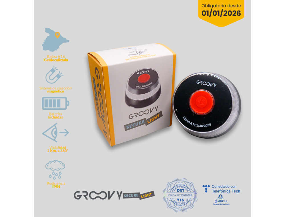 LUZ DE EMERGENCIA V16 GEOLOCALIZADA KERSHAW HOMOLOGADA DGT COLOR NEGRO