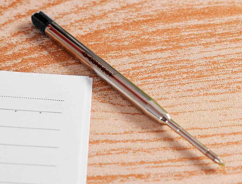 RECARGA PARA ESFEROGRAFICAS Q-CONNECT TIPO PARKER PRETO