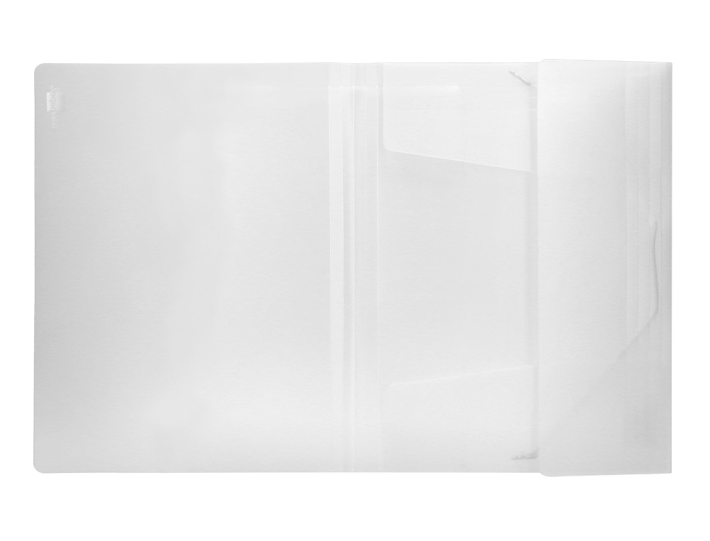 PASTA DE ELASTICOS POLIPROPILENO LIDERPAPEL DIN A4 TRANSPARENTE