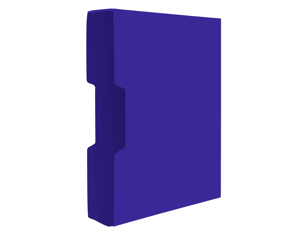 CAPA CATALOGO LIDERPAPEL 100 BOLSAS DIN A4 AZUL COM CAIXA