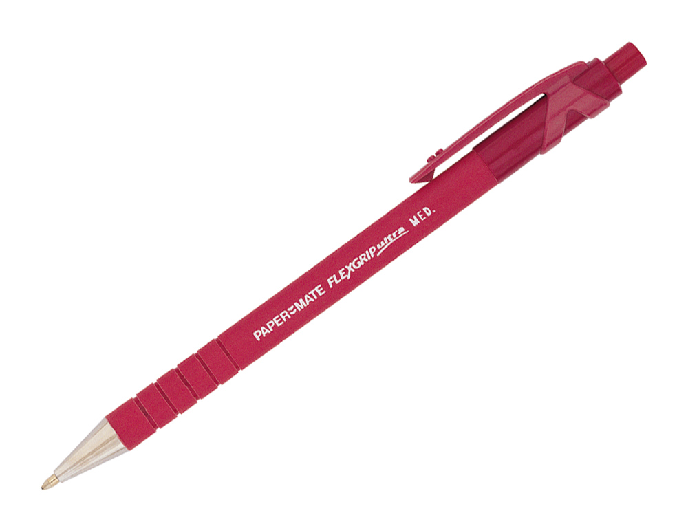 ESFEROGRAFICA FLEXGRIP RETRATIL VERMELHO