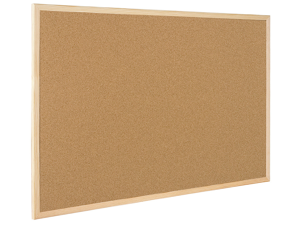 QUADRO DE CORTICA Q-CONNECT COM CAIXILHO EM MADEIRA 60 X 90 CM