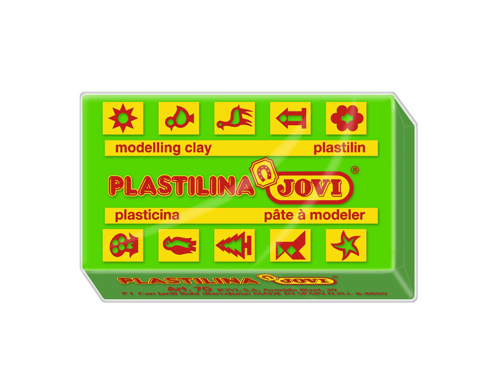 PLASTICINA JOVI 70 50 GR VERDE CLARO