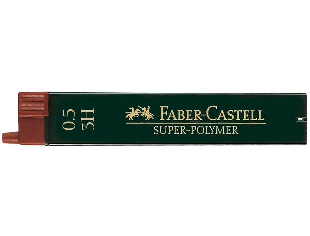 MINAS FABER GRAFITE 9065 0,5 MM 3H - ESTOJO DE 12 MINAS
