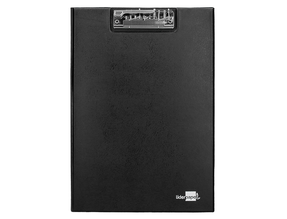 CAPA DE PLASTICO LIDERPAPEL COM MINICLIP SUPERIOR LIDERPAPEL PRETO