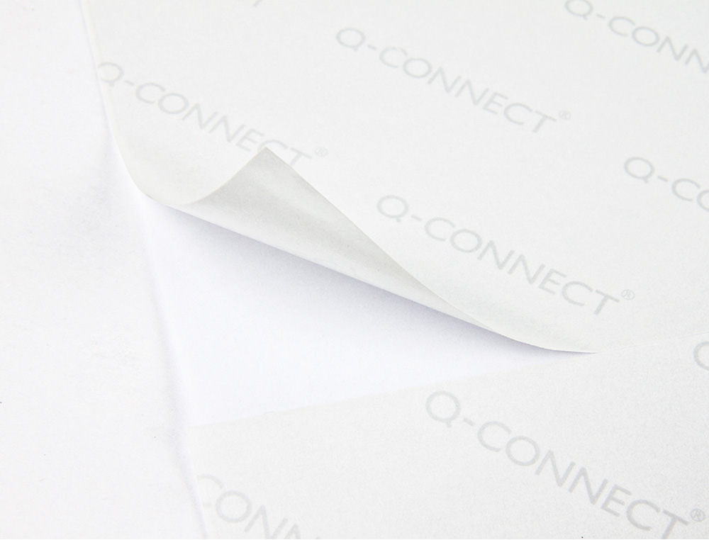 ETIQUETAS ADESIVAS Q-CONNECT DIN A4 66 X 33,9 MM