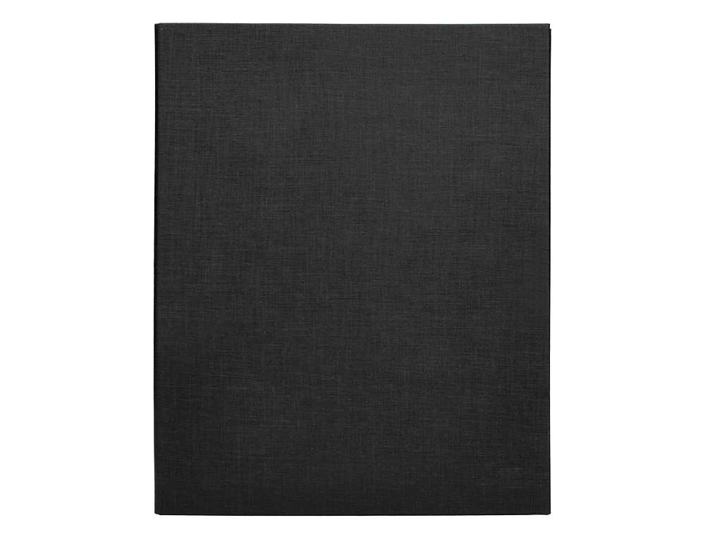 CAPA LIDERPAPEL PAPER COAT 4 ANEIS 40 MM FORRO PVC FOLIO PRETO