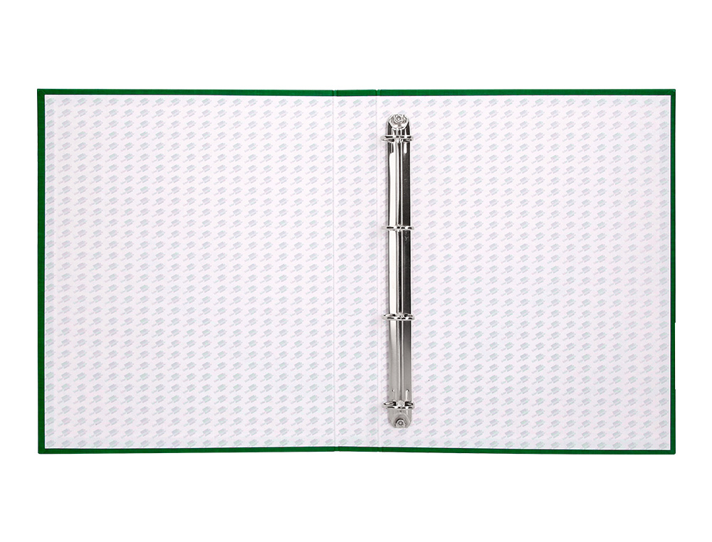 CAPA LIDERPAPEL PAPER COAT 4 ANEIS 40 MM FORRO PVC FOLIO VERDE