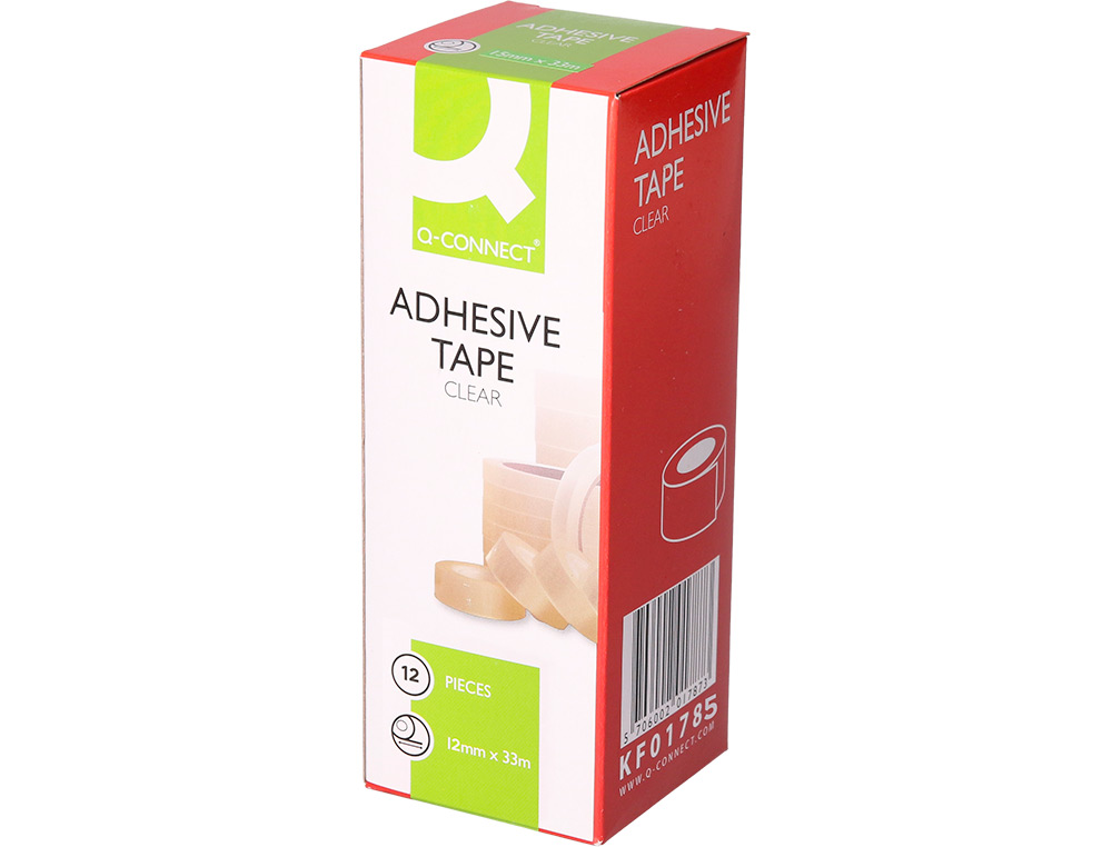 FITA ADESIVA Q-CONNECT 33 MT X 12 MM