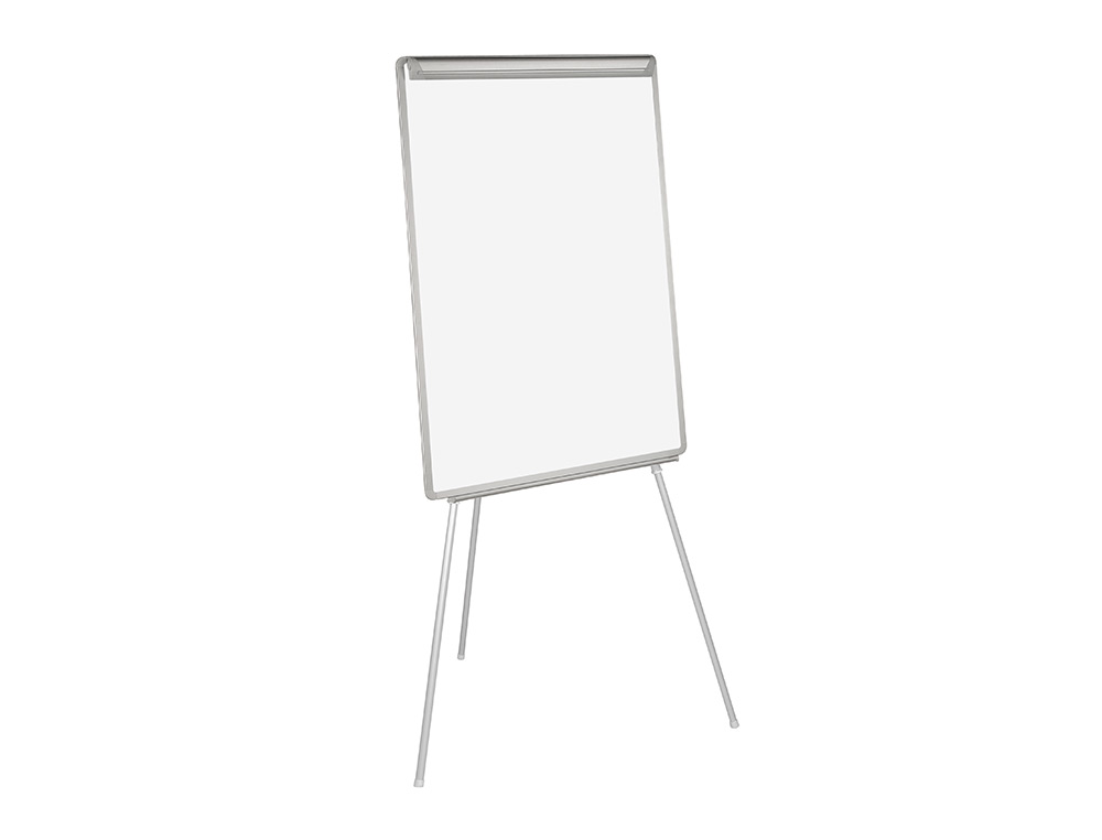 QUADRO BRANCO Q-CONNECT COM TRIPE REGULAVEL 90X70X195 CM E BRACOS EXTENSIVEIS PARA CONFERENCIAS SUPERFICIE LACADA
