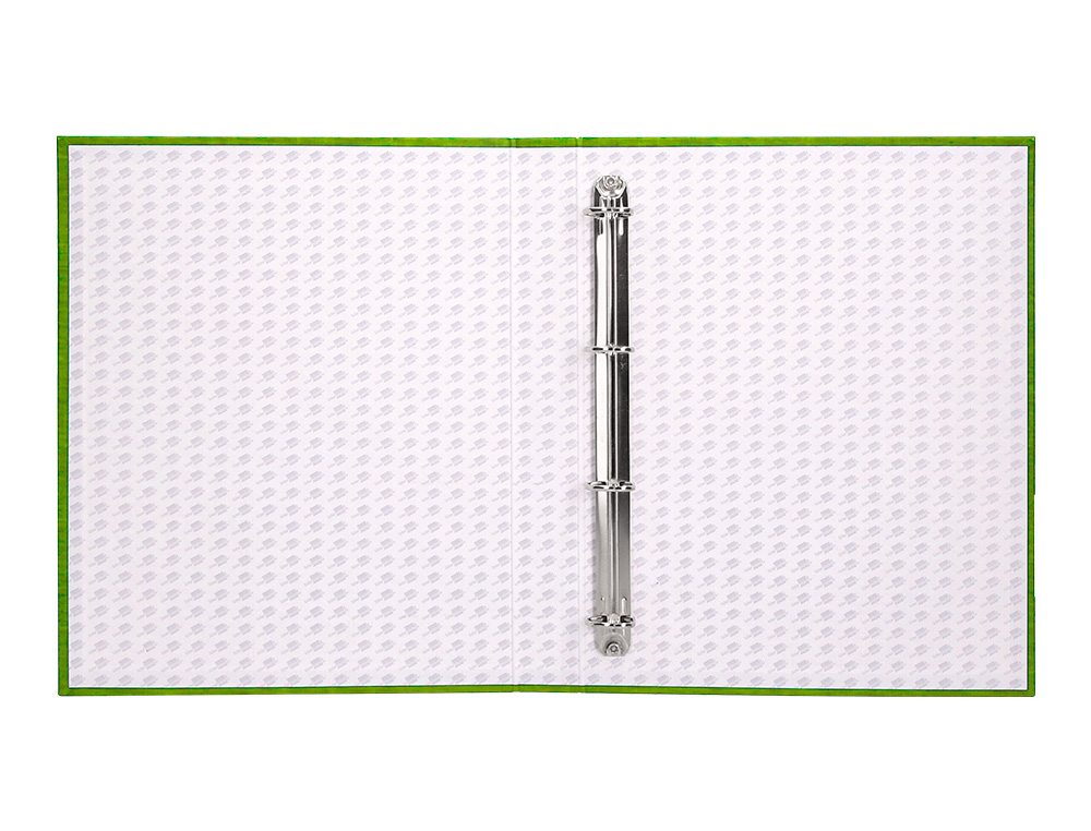 CAPA LIDERPAPEL PAPER COAT 4 ANEIS 25 MM FROSTY VERDE