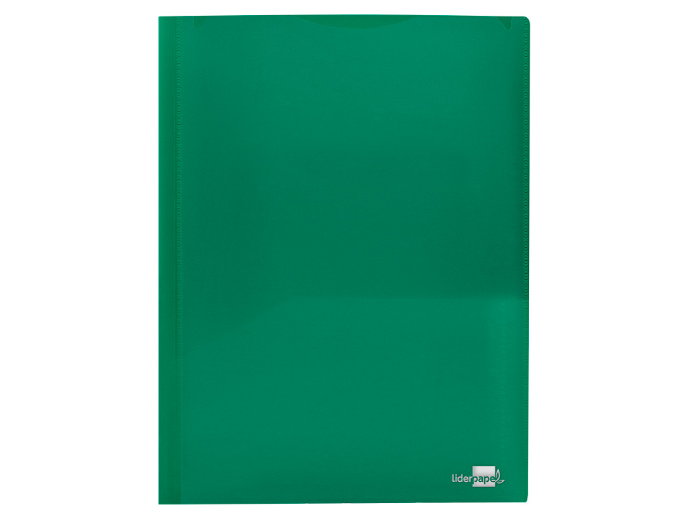 BOLSA DOSSIER LIDERPAPEL COM DUPLA BOLSA DIN A4 VERDE