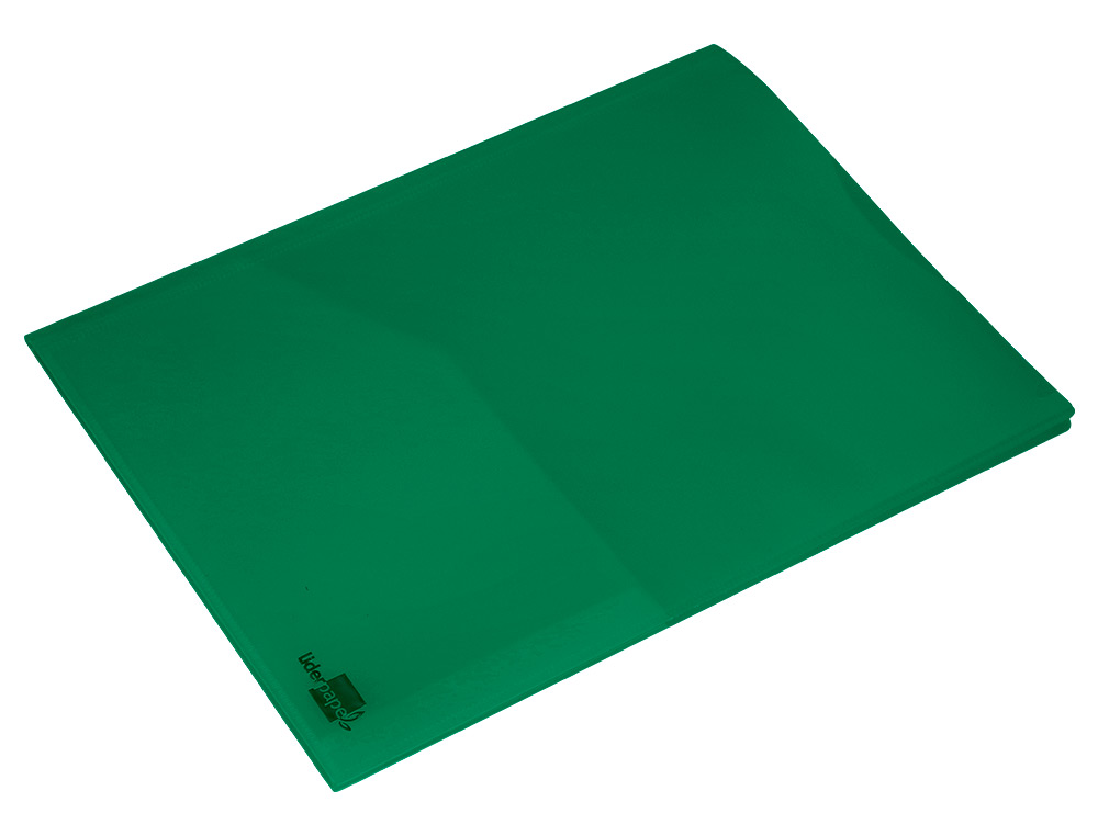BOLSA DOSSIER LIDERPAPEL COM DUPLA BOLSA DIN A4 VERDE