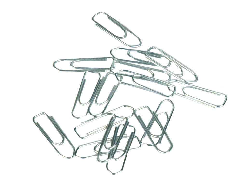 CLIPS NIQUELADOS Q-CONNECT 26 MM PONTA BICO CAIXA 125 UNIDADES