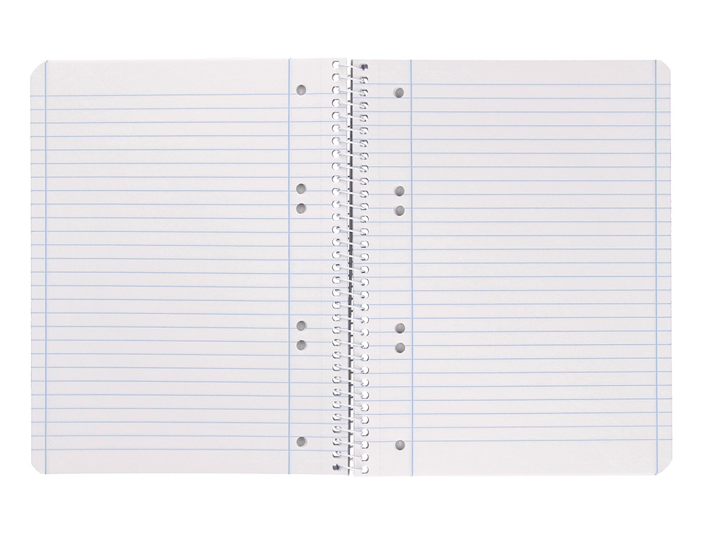 CADERNO ESPIRAL LIDERPAPEL CAPA AZUL MICRO 80 F DIN A5 PAUTADO
