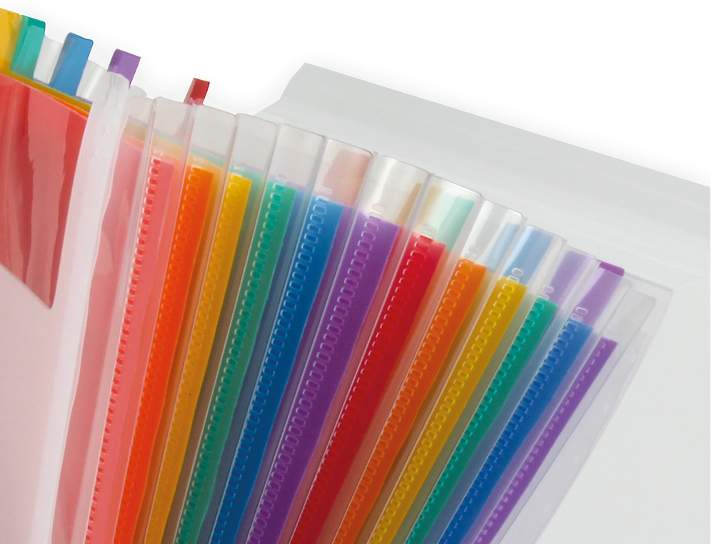 PASTA CLASSIFICADORA COM FOLE LIDERPAPEL DIN A4 TRANSPARENTE COM 13 DEPARTAMENTOS CRISTAL
