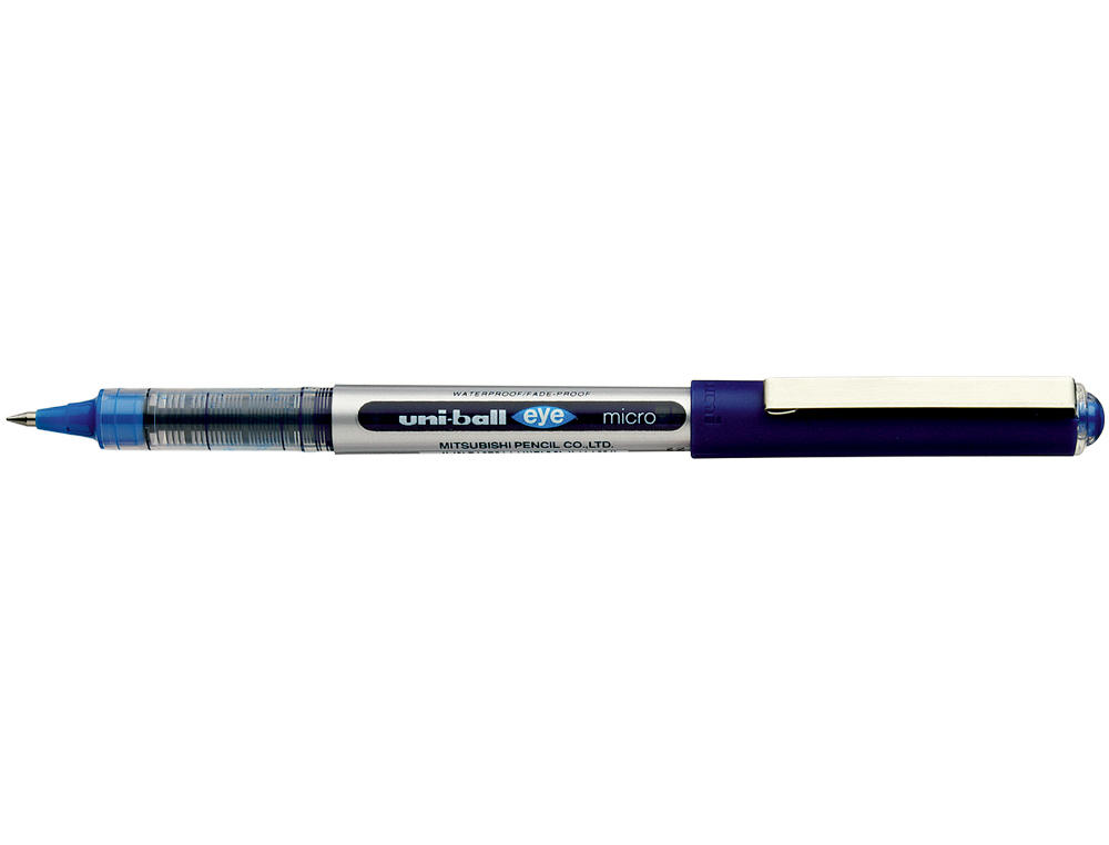 MARCADOR UNI-BALL ROLLER UB-150 MICRO EYE AZUL 0,5 MM