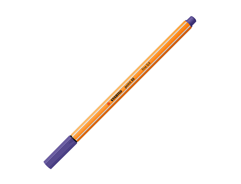 MARCADOR STABILO PONTA DE FIBRA POINT 88 VIOLETA 0,4 MM