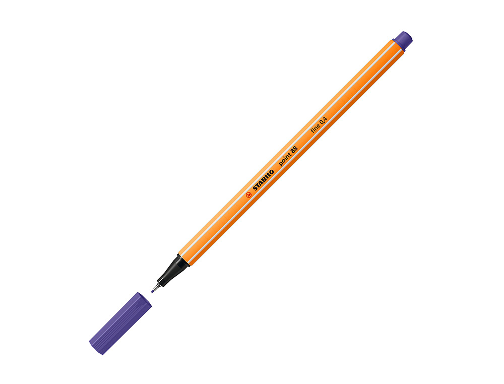 MARCADOR STABILO PONTA DE FIBRA POINT 88 VIOLETA 0,4 MM