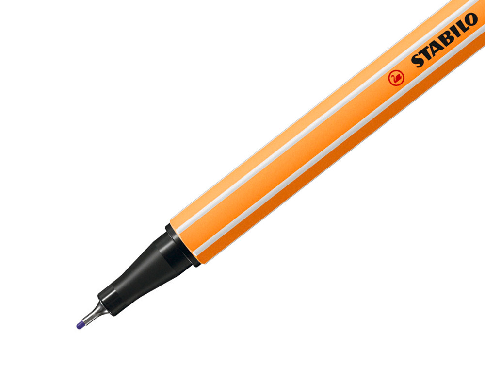 MARCADOR STABILO PONTA DE FIBRA POINT 88 VIOLETA 0,4 MM