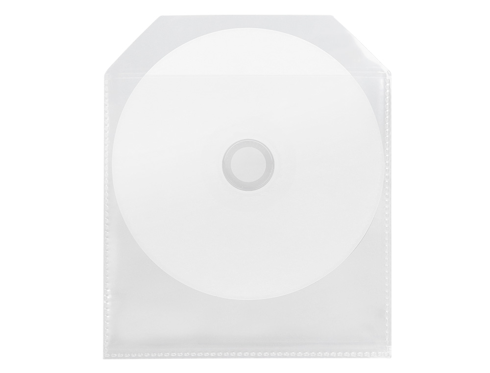 BOLSA DE POLIPROPILENO Q-CONNECT PARA CD / DVD PACK DE 50 UNIDADES