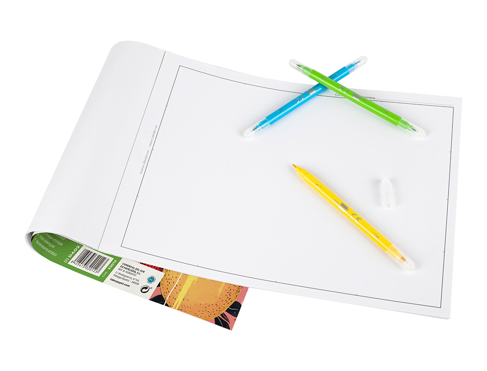 BLOCO DE DESENHO LIDERPAPEL VERONA COLADO FOLIO 20 FOLHAS BRANCO CREME