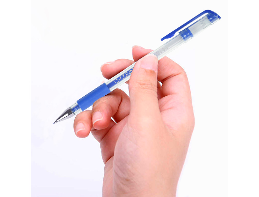 ESFEROGRAFICA Q-CONNECT TINTA GEL AZUL 0,7 MM