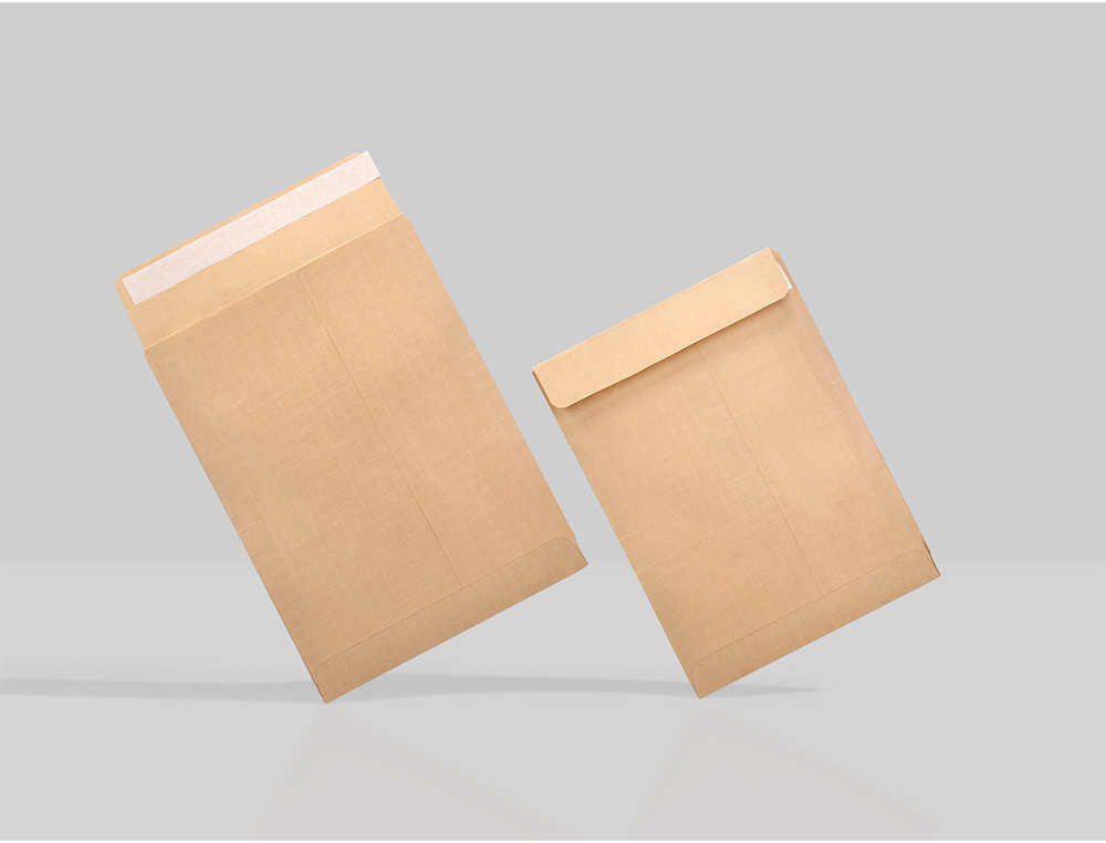 ENVELOPE LIDERPAPEL N.14 BOLSA B5 CASTANHO 176X250 MM TIRA DE SILICONE PACK DE 500 UNIDADES
