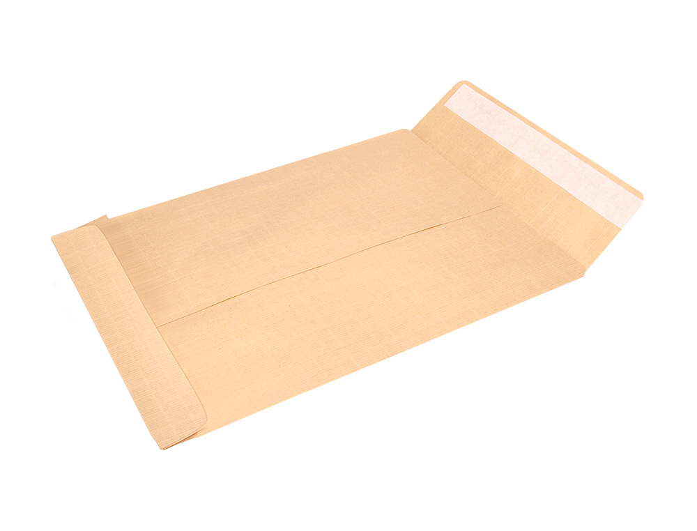ENVELOPE LIDERPAPEL N.14 BOLSA B5 CASTANHO 176X250 MM TIRA DE SILICONE PACK DE 500 UNIDADES